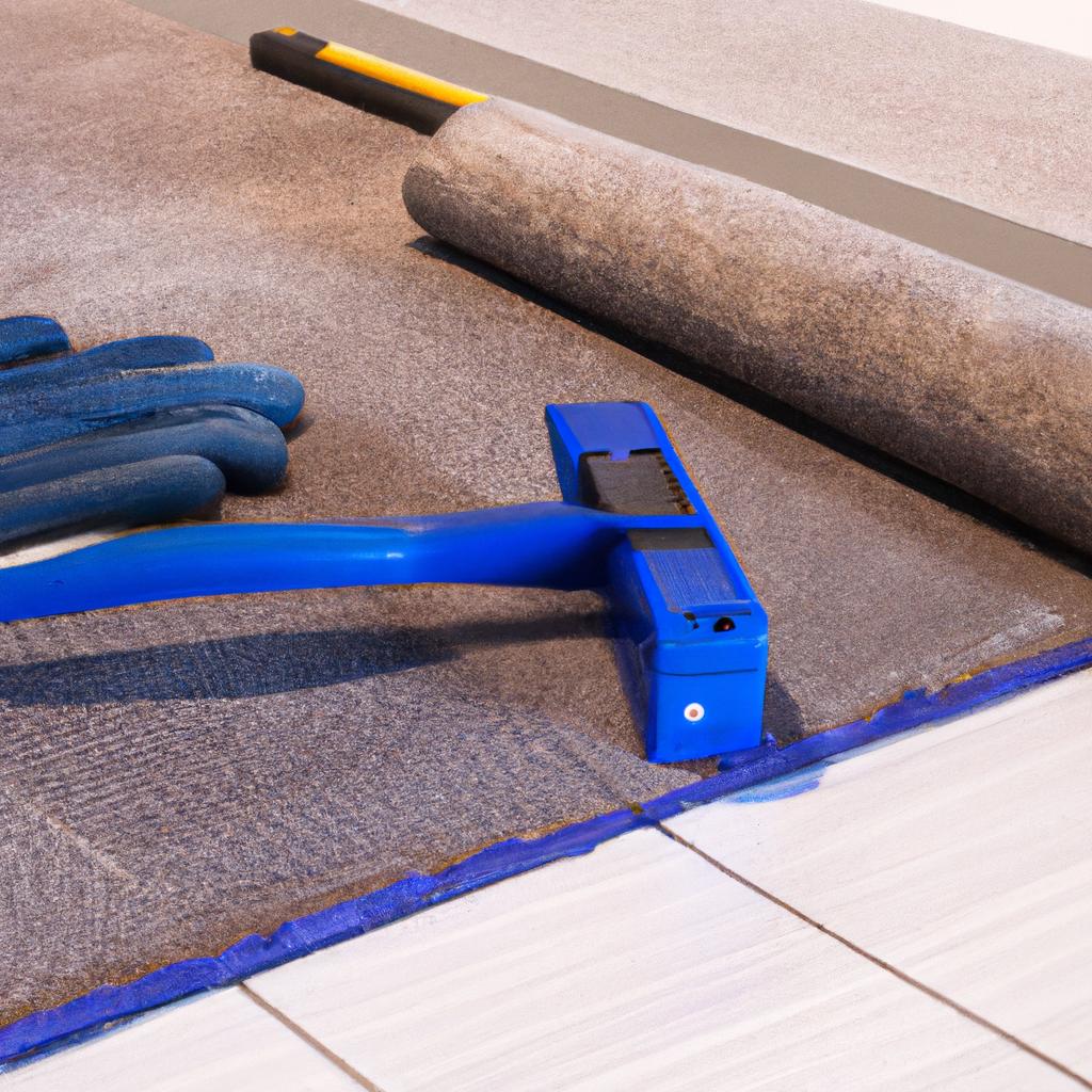 Narzędzia i materiały potrzebne do prawidłowego układania linoleum